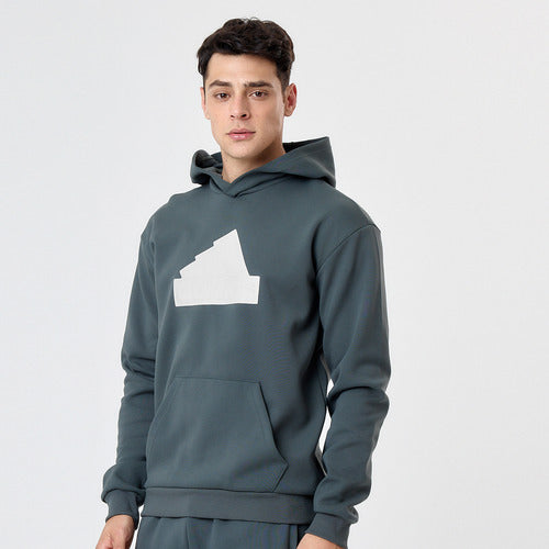 adidas Future Icons Badge Of Sport Men's Hoodie in Gray | Sto 1