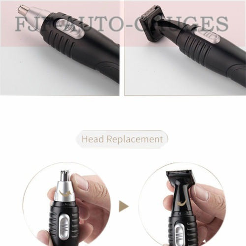 2 En 1 Professional Electric Nose and Ear Trimmer Black 1