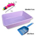Cat Sanitary Kit Tray + Scoop + 2 Bowls + Toy 7