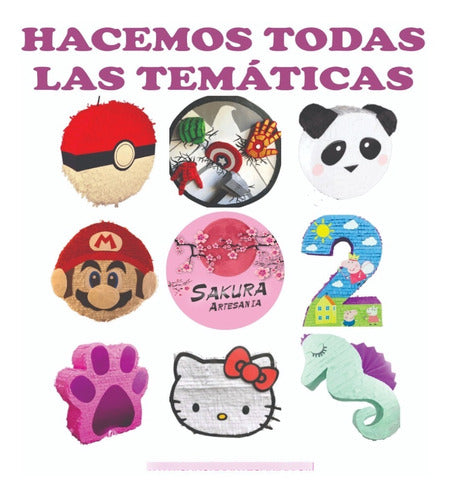 Sakura Artesania Piñata Números Ladybug Miraculous Piñatas 1