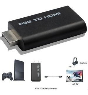 Mania-Electronic HDMI Adapter for Playstation 2 HD 720 PS2 to LED TV Audio 4