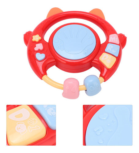 Baby Musical Rattle Toy Infant Puzzle Brinquedo Para Educaçã 4