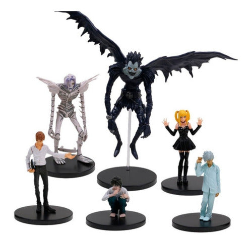 Set of 6 Death Note Characters Figures 2