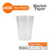 Market Paper Disposable Plastic Cup 1 Liter (1000cc) X 600 Units 1