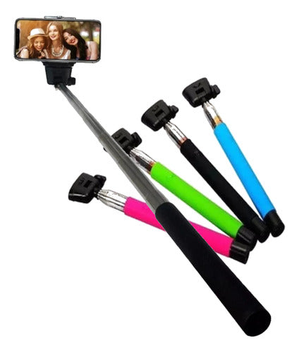 Generic Bluetooth Selfie Stick for Smartphones and Cameras 0