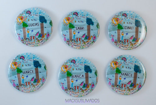 Customized Graduation Button Pins x 10 2