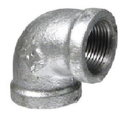 Acc. Galvanizado Codo 90° Hh Galvanizado 2 1/2 Gk 1