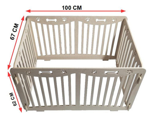 MIRASOLDECOAR Pet Playpen - Dogs, Cats, Rabbits 1