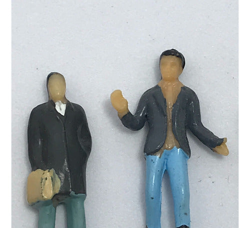 Nico 8 Personajes Plasticos Varios Pintados 1/87 (pvh 24) 3