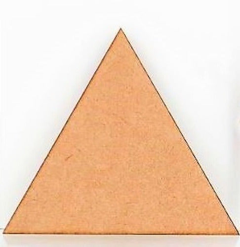 MAMBA LASER Triangulo Equilatero 3cm. X 100 Unidades - Mdf 3mm 0