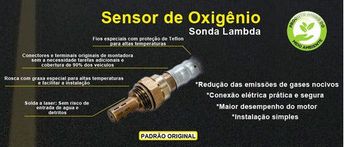 Sonda Lambda C/ Conector Livina 1.6 16v - 2009 4