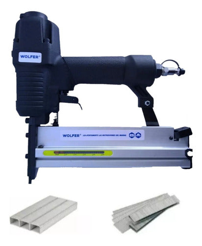 Wolfer Pneumatic Stapler Nailer with 2-Year Warranty 0