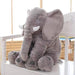 Ryttir Large Gray Elephant Plush XXl 24 Inches 4