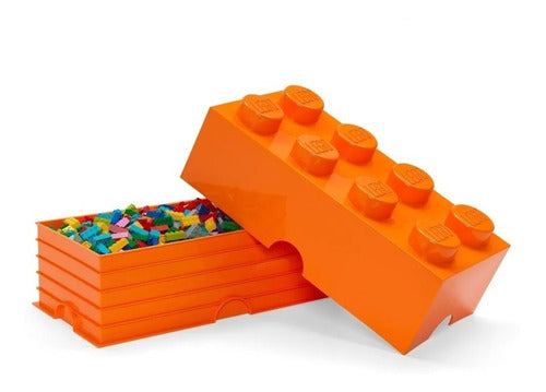 LEGO Storage Brick 8 Orange 0