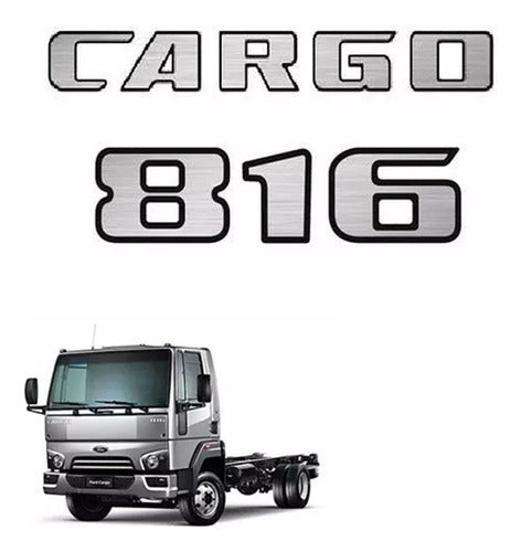 Emblema ¨ C A R G O + 816 ¨ Do Capuz Ford Cargo 13/19 Orig. 0