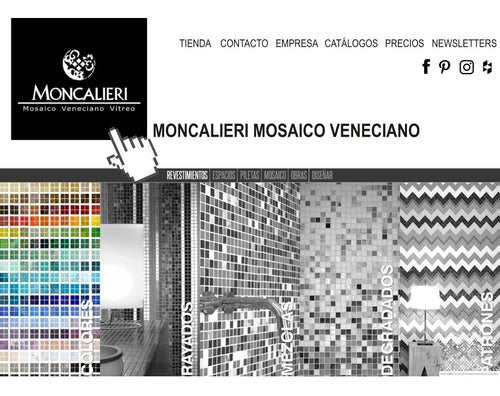 Moncalieri Venecitas Importadas Verde Lima - A60 R - Mosaiquismo - 100g 3