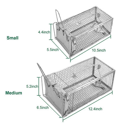 Trampas Ratas Ratones Captura Y Liberación 1 Jaula 4