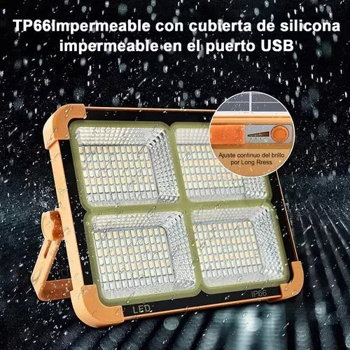 Reflector Led - Power Bank- Casa - Solar Emergencia Taller 5