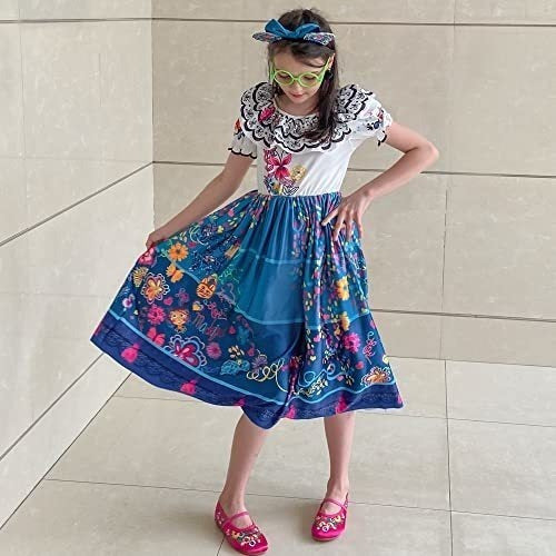 Vestido Encanto, Isabella Disfraz Para Niñas Cosplay Dress 1