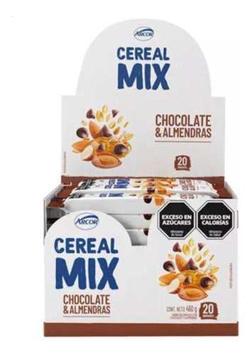 Cereal Mix Chocolate Y Almendras X20u 0