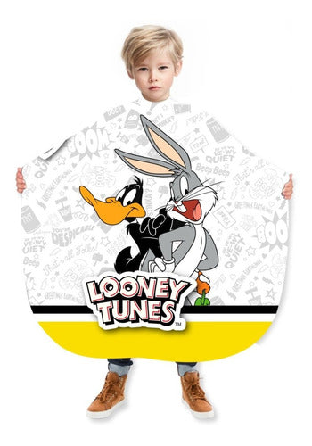 Las Kapas Looney Tunes Bugs & Lucas Kids Hair Cutting Cape 0