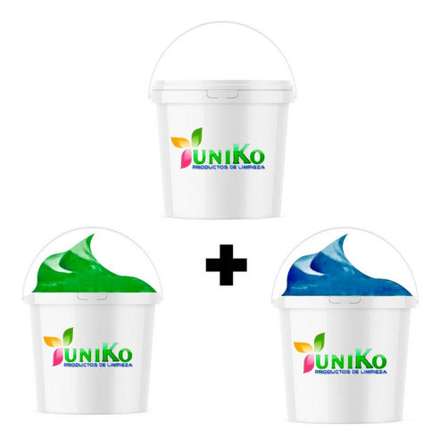 Uniko Combo: 50L Laundry Liquid Soap, 50L Double Foam Detergent, 100L Bleach 0