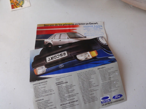 Ford Escort Classic Brochure Lot with Official Photo 1