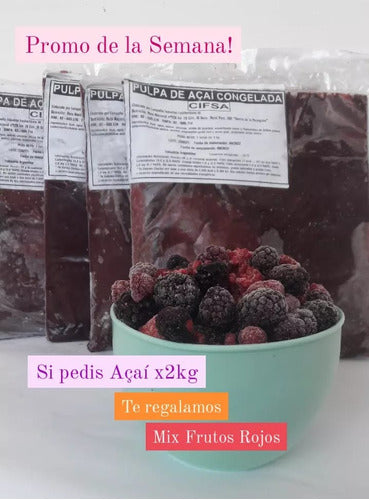 Punto Acai Frozen Açaí Pulp I 1kg I Frozen Fruits IQF 1