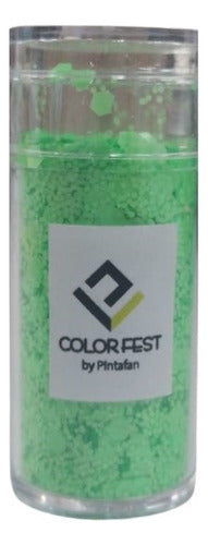 Pintafan Glitter En Escamas Fluo Pinta Fan X 15 Grs - Varios Colores 2