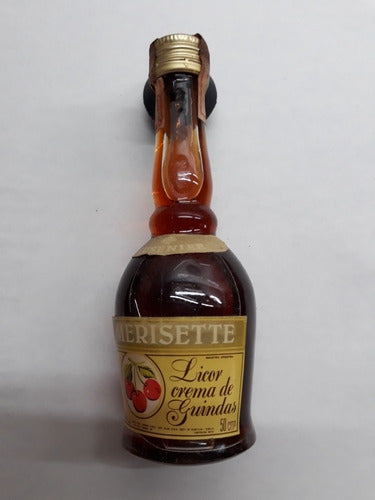 Botellita Miniatura Licor Crema Guinda Cusenier Merisette 0