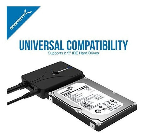 Sabrent Usb 3.0 A Ssd / Sata / Ide 2.5 / 3.5 / 5.25 Pulgadas 3