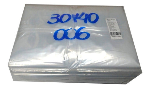 Saco Plastico 30x40 Pe Transparente Esp 0,20 20kg 820 Un 0