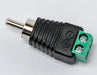 High Tec Electronica Conector Ficha RCA Macho A Bornera Led CCTV Plug X 20U 3