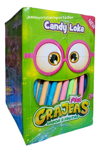 Grageas Frutales Grajeas Palitos Candy Loka X 250 Uds 0