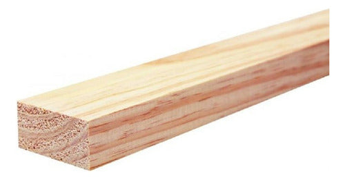 Fardo 6 Ripas De Madeira Pinus Aparelhado 2x4,5 C/ 150cm 0