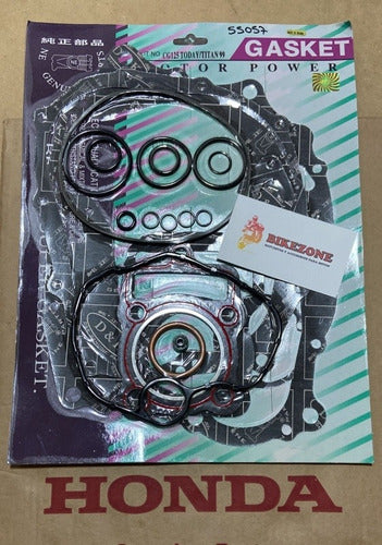 Motor Gasket Kit for Honda CG 125 Today Titan - Taiwan Made 0