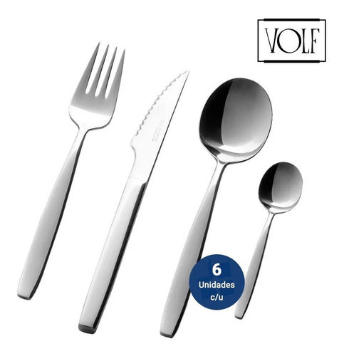 Volf Vento Stainless Steel Cutlery Set 24 Pieces Offer 1