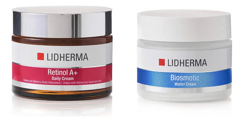 Kit Retinol A+ Daily Cream + Biosmotic Water Cream Lidherma 0