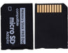 Memory Stick Pro Duo Micro SD Adapter for Cameras PSP 3