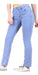 Blue Elastic Straight Jeans Sizes 40 to 46 3