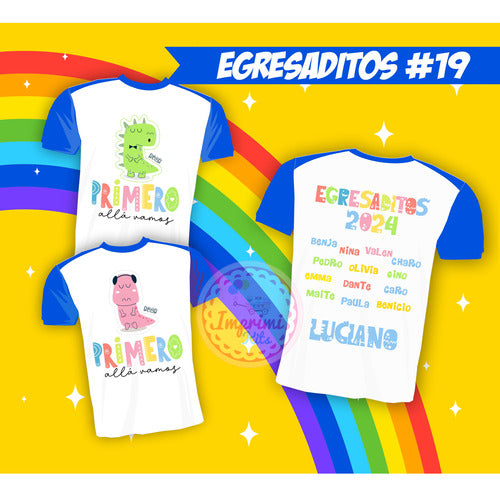 Imprimi Kits Diseños Plantillas Egresaditos 2024 Egresados Remeras #19 1