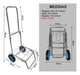 Metalurgica Increta Foldable Reinforced Zinc Cart 80kg Wider 0