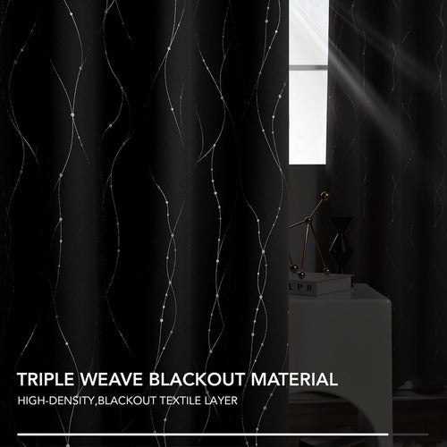 Deconovo Blackout Curtains with Grommets for Bedroom and Living Room 4