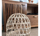 Wicker Hanging Lamp Cage 40x40 2