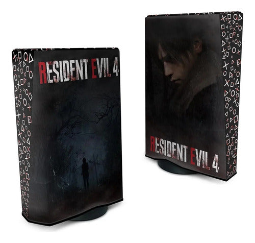 Ragnarok.PsGames Protective Anti-Dust Cover (Resident Evil 4) for PS5 Vertical 0