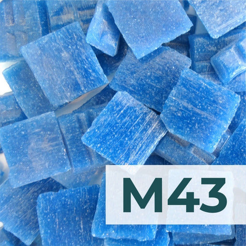 Moncalieri Venecitas Nacionales Azul Claro M43 Mosaiquismo 1/2 Kilo 1