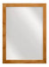 Rectangular Walnut Laquered Waterproof Mirror 60x80cm for Humidity 0