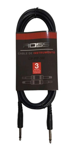 Ross Cable Plug A Plug CP-PP-3M 3 Mts for Instruments 0