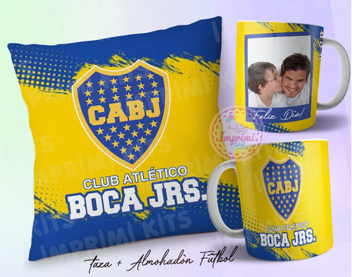 Sublimation Templates Soccer Mug and Cushion Argentine Football 5
