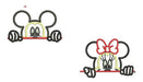 Lovely Mickey Minnie Embroidery Applique Patterns for Various Machines 1